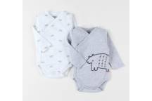 Lot de 2 Bodys Animals 1 mois