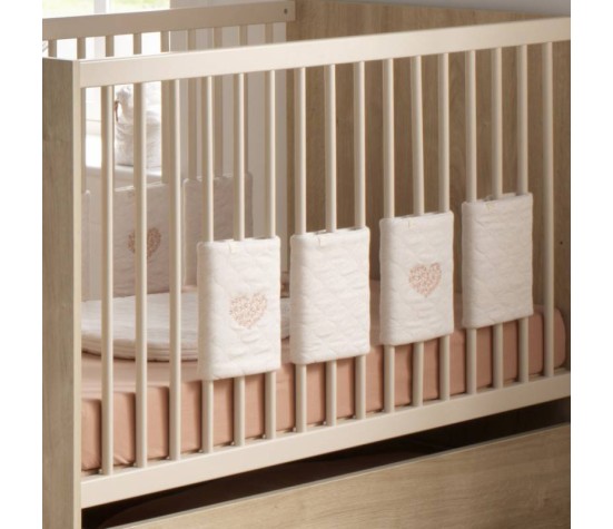 Tour de Lit Modulable Petit Coeur