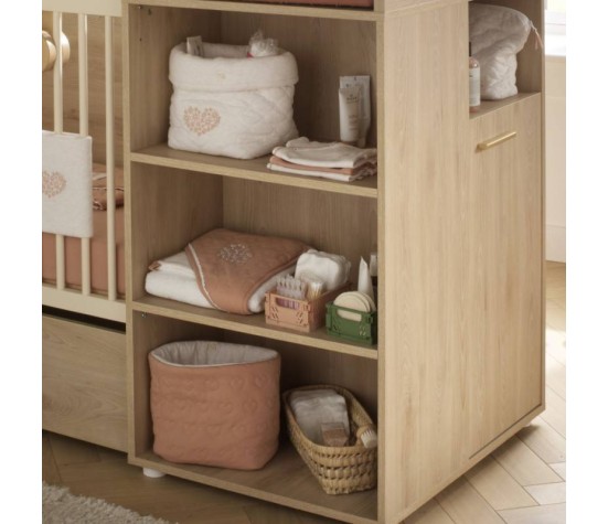 Cape de Bain + Gant Petit Coeur