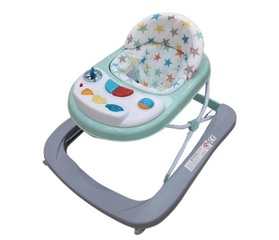 Trotteur Simple Vert Gris