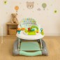 Trotteur Bascule Avec Tapis Vert Gris
