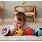 Set de 4 Balles Doudous Les amis Dinos Set de 4 Balles Doudous Les amis Dinos