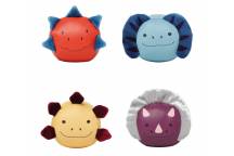 Set de 4 Balles Doudous Les amis Dinos