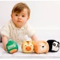 Set de 4 Balles Doudou Jungle Les Dooballs Set de 4 Balles Doudou Jungle Les Dooballs