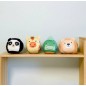 Set de 4 Balles Doudou Jungle Les Dooballs Set de 4 Balles Doudou Jungle Les Dooballs