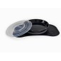 Set de Table + Assiette Noir Set de Table + Assiette Noir