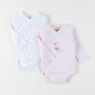 Lot de 2 Bodys Pinky Mouse 0 mois Lot de 2 Bodys Pinky Mouse 0 mois