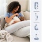 Coussin D'allaitement Maxxy Little Dots Grey Coussin D'allaitement Maxxy Little Dots Grey