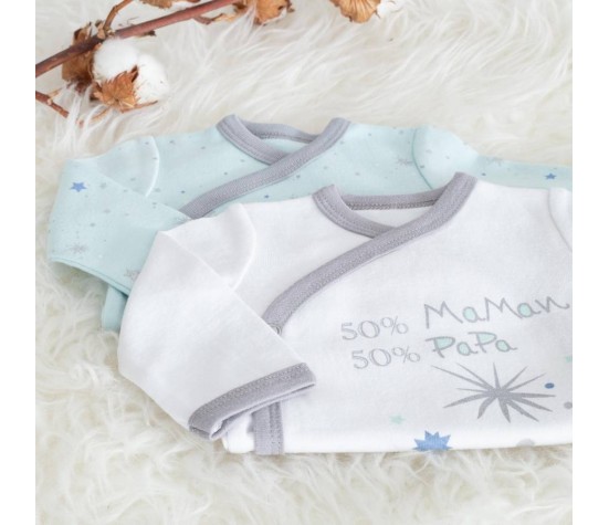 Lot De 2 Body Ml Bb D'amour 0m