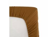 Drap Housse Lange Caramel 60x120 cm