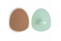 Lot de 2 Brosses de Bain Bleu Vert/ Sable