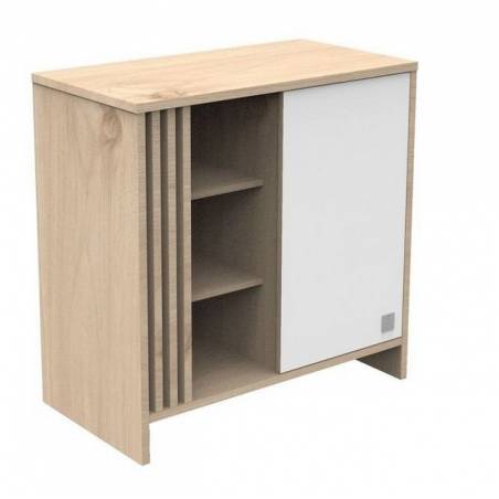 Commode 1 Porte 3 Niches...