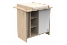Commode 1 Porte 3 Niches Tokyo Blanche