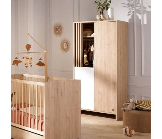 Armoire 2 Portes 1 Niche Tokyo Blanche