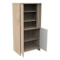 Armoire 2 Portes 1 Niche Tokyo Blanche