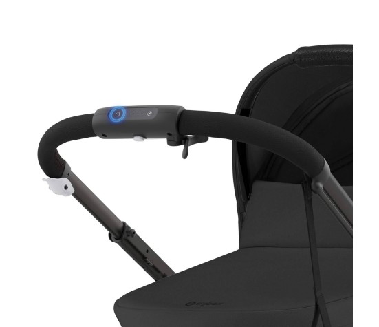 Poussette e-Gazelle S Moon Black