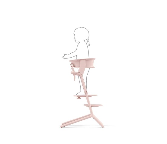 Kit d'apprentissage pour la chaise Haute Lemo Rose