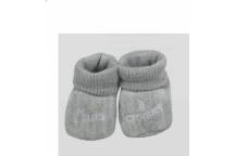 Chaussons Je Suis à Croquer gris