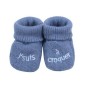 Chaussons Je Suis a Croquer Bleu