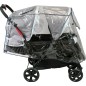 Habillage Pluie Poussette Double