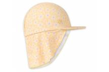 Chapeau Casquette Fleurs Jaune 1-2Ans