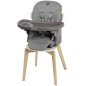Chaise Haute Minla Plus Élégance Graphite Chaise Haute Minla Plus Élégance Graphite