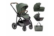 Poussette 3EN1 With Carrycot Chiara Army Vert