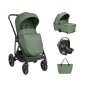 Poussette 3 en 1 avec Nacelle Chiara Army Vert Poussette 3 en 1 avec Nacelle Chiara Army Vert