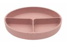 Assiette A Venthouse Silicone Platinium Blush