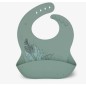 Bavoir Silicone Flora Vert Sauge Bavoir Silicone Flora Vert Sauge