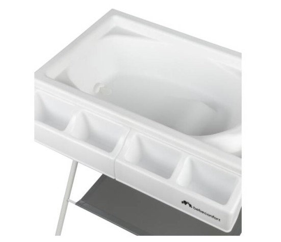 Table A Langer Bébé Pliable Bellis Mineral Gris