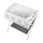 Table A Langer Bébé Pliable Bellis Mineral Gris Table A Langer Bébé Pliable Bellis Mineral Gris