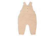 Salopette en Maille Caramel 1-3 mois