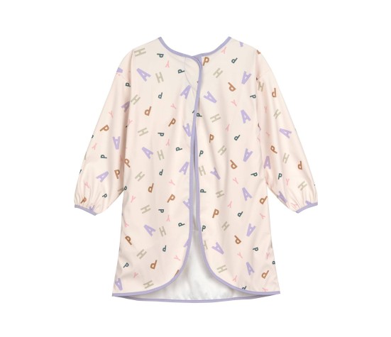 Tablier Manches Longues Happy Fruits Lilas