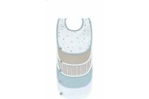Lot De 5 Bavoirs Impermeable Eponge Floral