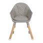 Chaise Haute Woody Gris 6 en 1 Chaise Haute Woody Gris 6 en 1