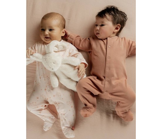 Lot De 2 Pyjamas Jersey-Sweet Elephant 0M