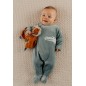 Pyjama Bébé Velours Little Croco 0M Pyjama Bébé Velours Little Croco 0M