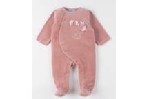 Pyjama Bébé Velours-Sweet Elephant 0M