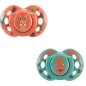 Lot De 2 Sucettes Fun Style 18-36M
