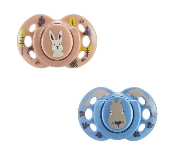 Lot De 2 Sucettes Fun Style 18-36M