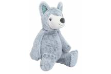 Grande Peluche Loup Hauteur Assis 30Cm