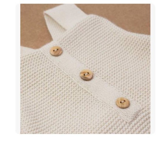 Salopette Maille Sable 1-3Mois