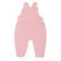 Salopette Maille Vieux Rose 1-3M Salopette Maille Vieux Rose 1-3M