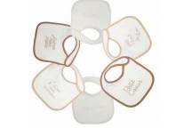 Lot De 6 Bavoirs Naissance Brode