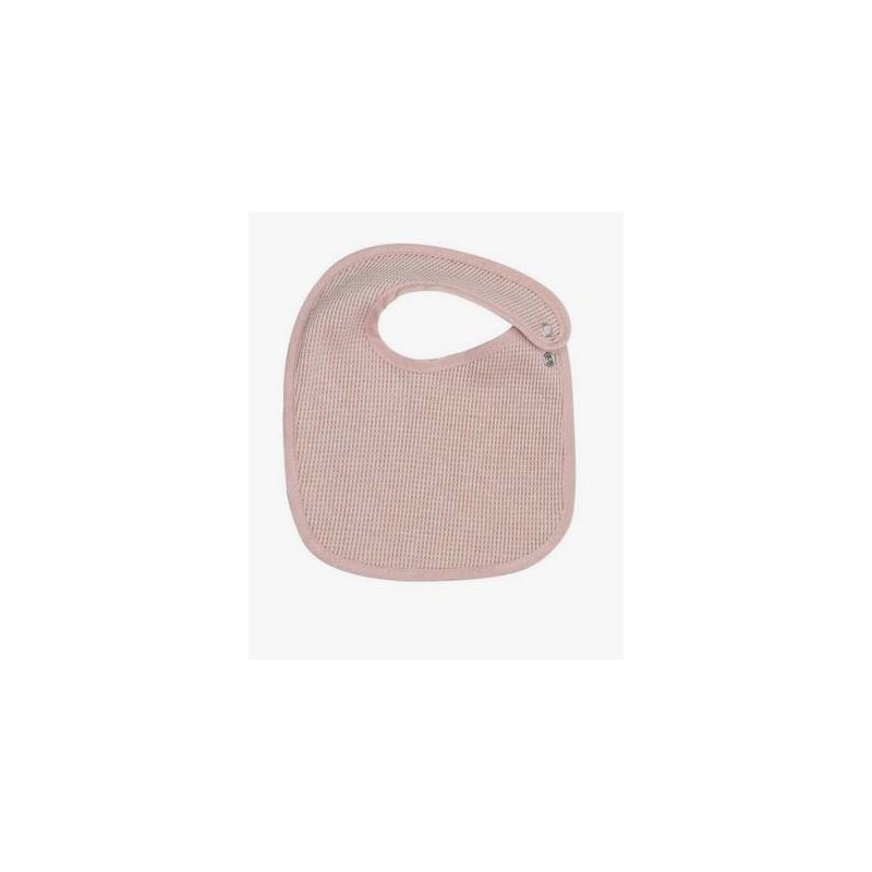 Bavoirs Naissance X6 Nid D'Abeille 18X21Cm Unis Rose Bavoirs Naissance X6 Nid D'Abeille 18X21Cm Unis Rose