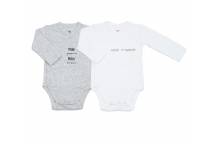 Lot de 2 Bodys Mini Maxi 1 mois