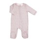 Pyjama Coton Zip Rose 1 mois Pyjama Coton Zip Rose 1 mois