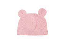 Bonnet Maille Rose 0-1 mois