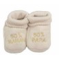 Chaussons 50% Papa 50% Maman Sable Chaussons 50% Papa 50% Maman Sable